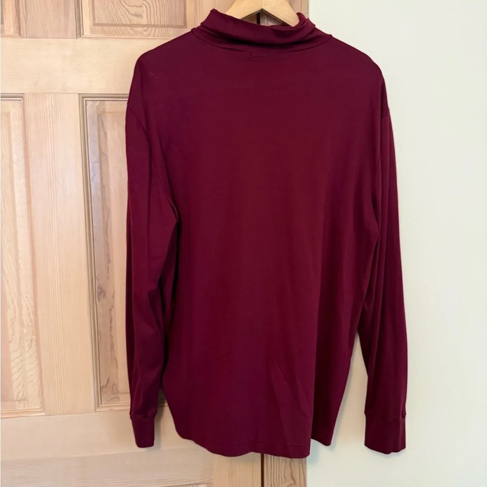 Ralph Lauren Men's Burgundy Turtleneck Sweater